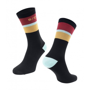 Sosete Force Stripe long negre S-M (36-41)