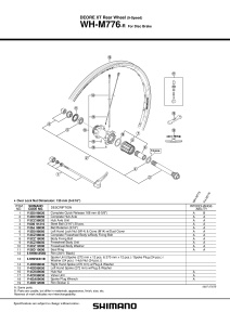 SPITA SHIMANO WH-M776-F STANGA INCL. CAPAT SI SAIBA - Img 2