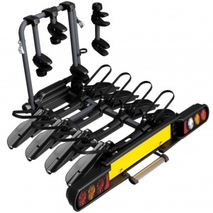 Suport biciclete Peruzzo Pure Instinct 708/4 cu prindere pe carligul de remorcare - pentru 4 biciclete