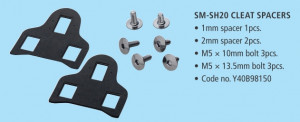 SURUB DE FIXARE & DISTANTIER PT. PLACUTE DE PEDALE SHIMANO SM-SH20
