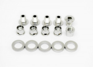 SURUBURI SHIMANO FC-7703 INNER GEAR FIXING BOLT M8X10.5 5 SETS - Img 2