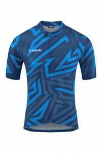TRICOU CICLISM CUBE ATX JERSEY FULL ZIP CMPT S/S BLUE M