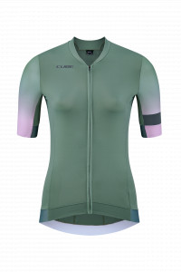 TRICOU CICLISM CUBE BLACKLINE WS JERSEY FADE S/S OLIVE VIOLET L (40)