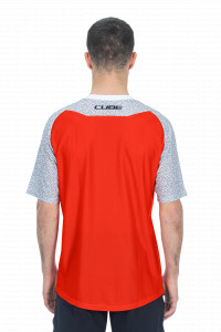 TRICOU CICLISM CUBE VERTEX ROUND NECK JERSEY S/S ORANGE L - Img 3