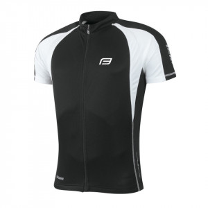 Tricou ciclism Force T10 negru/alb S - Img 2