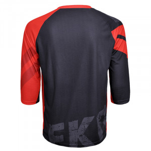 Tricou Ciclism FUNKIER Dolomiti Enduro - Negru/Rosu L - Img 2