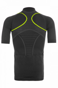 Tricou Ciclism FUNKIER Respirare Elite - Gri/Galben XS/S