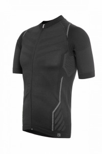 Tricou Ciclism FUNKIER Respirare Elite - Negru/Gri XS/S - Img 3