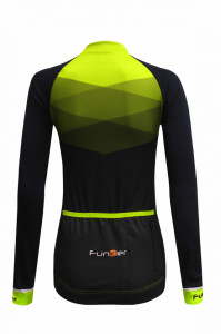 Tricou Ciclism FUNKIER Spoleto-W-L Pro (L/S) - Negru L - Img 3