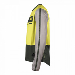 Tricou Ciclism TSG Skillz (L/S) - Black Limeyellow M - Img 2