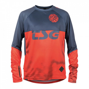Tricou Ciclism TSG SP6 (L/S) - Red Blue L