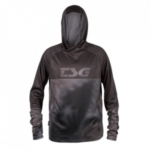 Tricou Ciclism TSG Trackz (L/S) - Black S