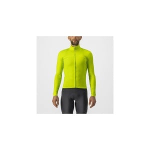 Tricou cu maneca lunga Castelli PRO Thermal Mid LS Galben Fluo XXL