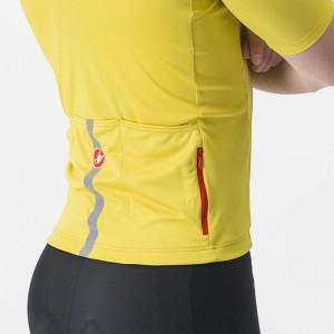 Tricou cu maneca scurta Castelli Classifica, Galben, L - Img 3