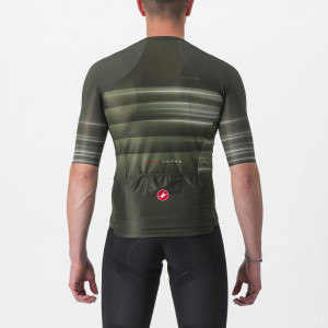 Tricou cu maneca scurta Castelli Climbers 3.0 SL2, Kaki, XL - Img 2