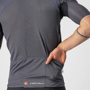 Tricou cu maneca scurta Castelli Endurance Elite, Antracit, M - Img 3