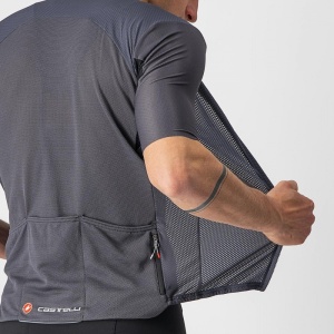 Tricou cu maneca scurta Castelli Endurance Elite, Antracit, XXL - Img 6