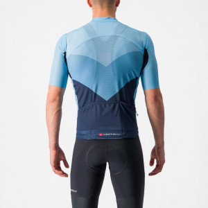 Tricou cu maneca scurta Castelli Endurance PRO 2, Bleu/Albastru/Bleumarin, XL - Img 2