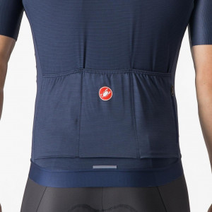 Tricou cu maneca scurta Castelli Espresso, Indigo, XXXL - Img 4