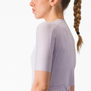 Tricou cu maneca scurta Castelli Espresso W, de dama, Violet, S - Img 6