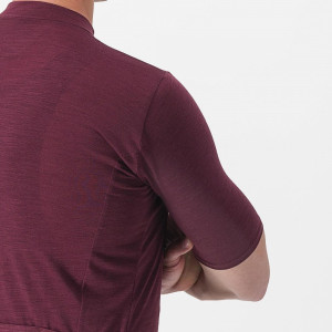 Tricou cu maneca scurta Castelli Essenza, Visiniu, L - Img 5