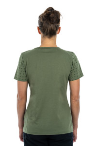 TRICOU CUBE ORGANIC WS T-SHIRT PEDAL OLIVE XS - Img 3