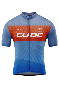 TRICOU CUBE TEAMLINE JERSEY CMPT S/S BLUE RED GREY L