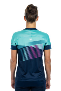 TRICOU CUBE TEAMLINE WS ROUND NECK JERSEY S/S BLUE MINT S - Img 3