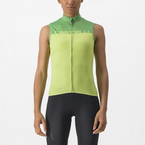 Tricou fara maneci Castelli Velocissima SL, de dama, Lime/Verde, L