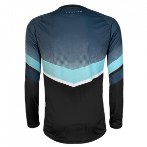 Tricou FUNKIER Turone Enduro LS - Turquoise 2XL - Img 3