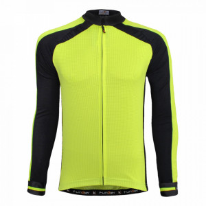 Tricou Termic Ciclism Copii FUNKIER Firenze-LW Winter (L/S) - Neon Yellow 8 ani - Img 3