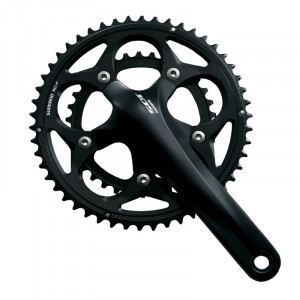ANGRENAJ PEDALIER SHIMANO 105 FC-5750L 50X34T BRAT 175MM PT. 10 VIT. PE SPATE HOLLOWTECH 2 FARA BUTUC PEDALIER NEGRU AMBALAT IND. - Img 2