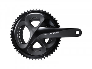 ANGRENAJ PEDALIER SHIMANO 105 FC-R7000 53X39T BRAT 175MM PT. 11 VIT. PE SPATE HOLLOWTECH 2 FARA CG FARA BUTUC PEDALIER BLACK AMBALAT IND.