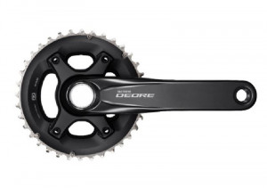 ANGRENAJ PEDALIER SHIMANO DEORE FC-M6000-2 38-28T BRAT 175MM PT. 10 VIT. PE SPATE 2-PCS FC FARA CG FARA BUTUC PEDALIER AMBALAT IND.