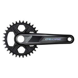 ANGRENAJ PEDALIER SHIMANO DEORE FC-M6120-1 FOAIE 32T BRAT 170MM PT. 12 VIT. PE SPATE FARA BB PT. CHAIN LINE 55MM AMBALAT IND.