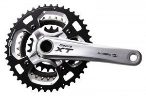 ANGRENAJ PEDALIER SHIMANO DEORE XT FC-M770 44X32X22T BRAT 170MM PT. 9 VIT. PE SPATE HOLLOWTECH 2 INCL. BUTUC PEDALIER FARA CG VRAC