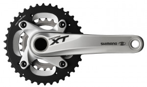 ANGRENAJ PEDALIER SHIMANO DEORE XT FC-M785 40X28T BRAT 170MM PT. 10 VIT. PE SPATE HOLLOWTECH 2 FARA CG CU BB ARGINTIU AMBALAT IND.