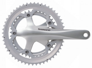 ANGRENAJ PEDALIER SHIMANO FC-R550 DUBLU PT. 10 VIT. PE SPATE STIL HOLLOWTECH-2 CU BRAT SOLID 175MM 50X39T FARA BUTUC PEDALIER AMBALAT IND.