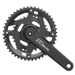 ANGRENAJ PEDALIER SHIMANO FC-U4010-2 CUES 40X30T 2PC FC BRAT 175MM PT. 9/10 VIT. PE SPATE FARA CG COMPATIBIL CHAINCASE FARA BB AMBALAT IND.