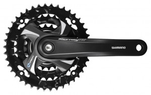 ANGRENAJ PEDALIER SHIMANO TOURNEY FC-TX801 48X38X28T BRAT 170MM PT. 7/8 VIT. PE SPATE FARA CG COMPATIBIL CHAINCASE INCL. SURUBURI DE FIXARE NEGRU AMBALAT IND.