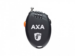 Antifurt Cablu AXA ROLL cablu retractabil Cifru 1.6mm/75cm - Black - Img 2