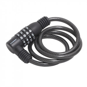 Antifurt Cablu CROSSER CL-105 8mm/90cm Black - Img 3