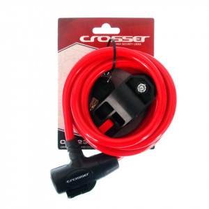 Antifurt Cablu CROSSER CL-823 10mm/180cm - Orange