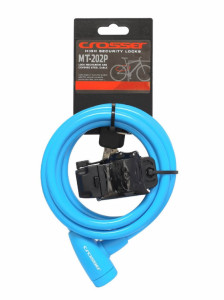 Antifurt Cablu CROSSER MT 202P 10mm/180cm - Blue