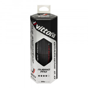 Anvelopa VITTORIA Rubino Pro 700 X 25C 25-622 Tubeless TLR Nylon 150TPI Negru 305g