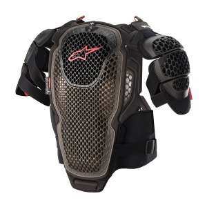 Armura Alpinestars A-6 Chest Protector Negru/Rosu M/L - Img 2