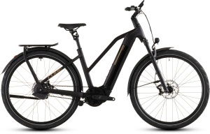 BICICLETA ELECTRICA CUBE KATHMANDU HYBRID COMFORT SLX 800 TRAPEZE SOLARECLIPSE GOLD 2026 46 cm
