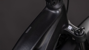 BICICLETA ELECTRICA CUBE REACTION HYBRID SLX 800 FE TRAPEZE SILVERDUST CHROME 2026 cadru S (16") - roti 27.5 - Img 2