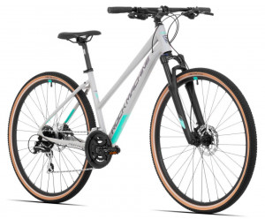 Bicicleta Rock Machine Crossride 300 Lady 29 Gri/Verde M-17 - Img 3
