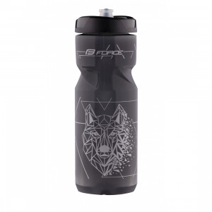 Bidon Force Lone Wolf 0.8l Black/Silver